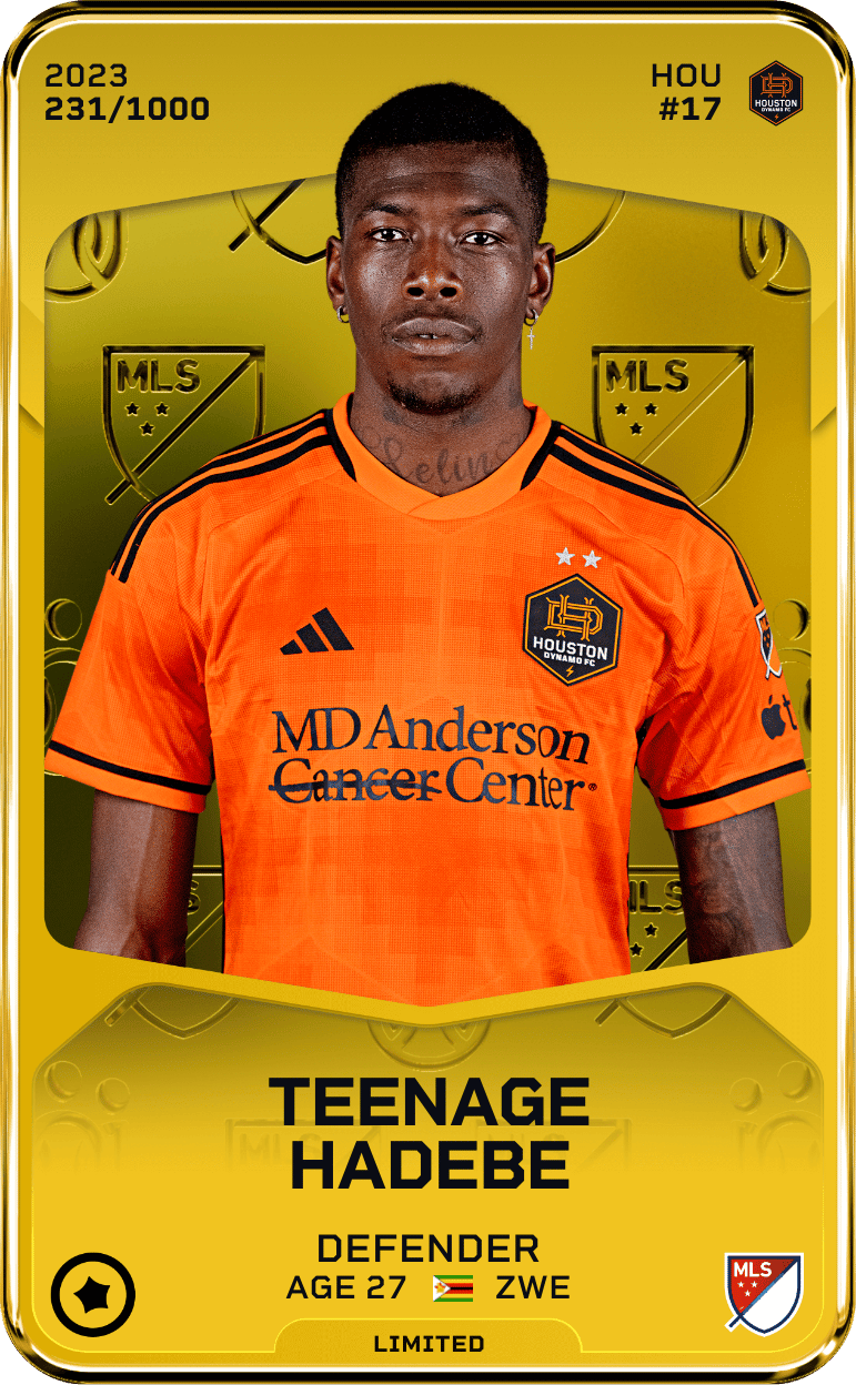 Teenage Hadebe 2023-24 • Limited 231/1000
