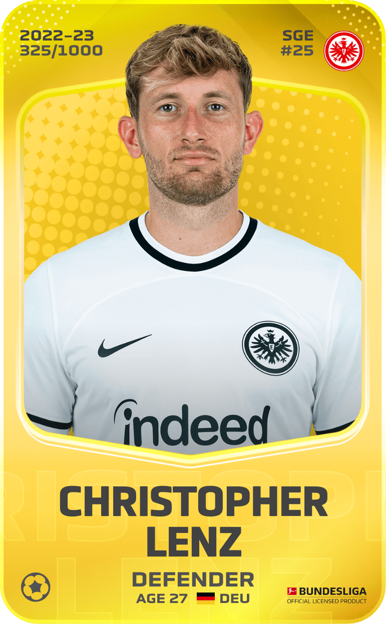 Christopher Lenz 2022-23 • Limited 325/1000