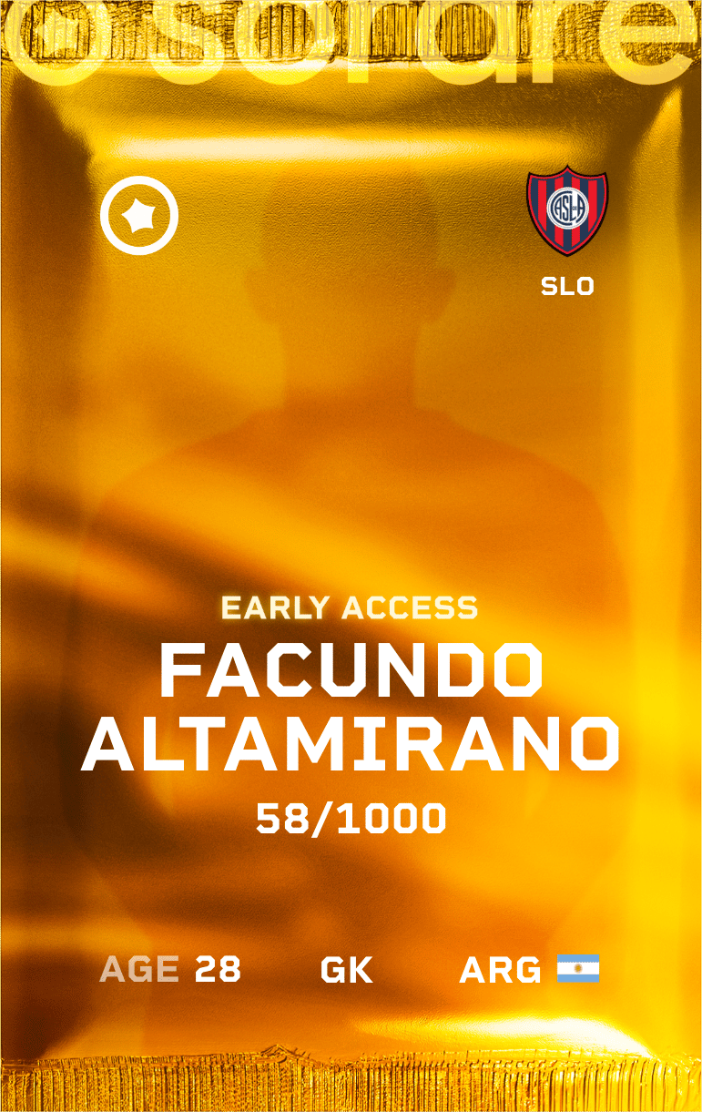 Facundo Altamirano 2025-26 • Limited 58/1000
