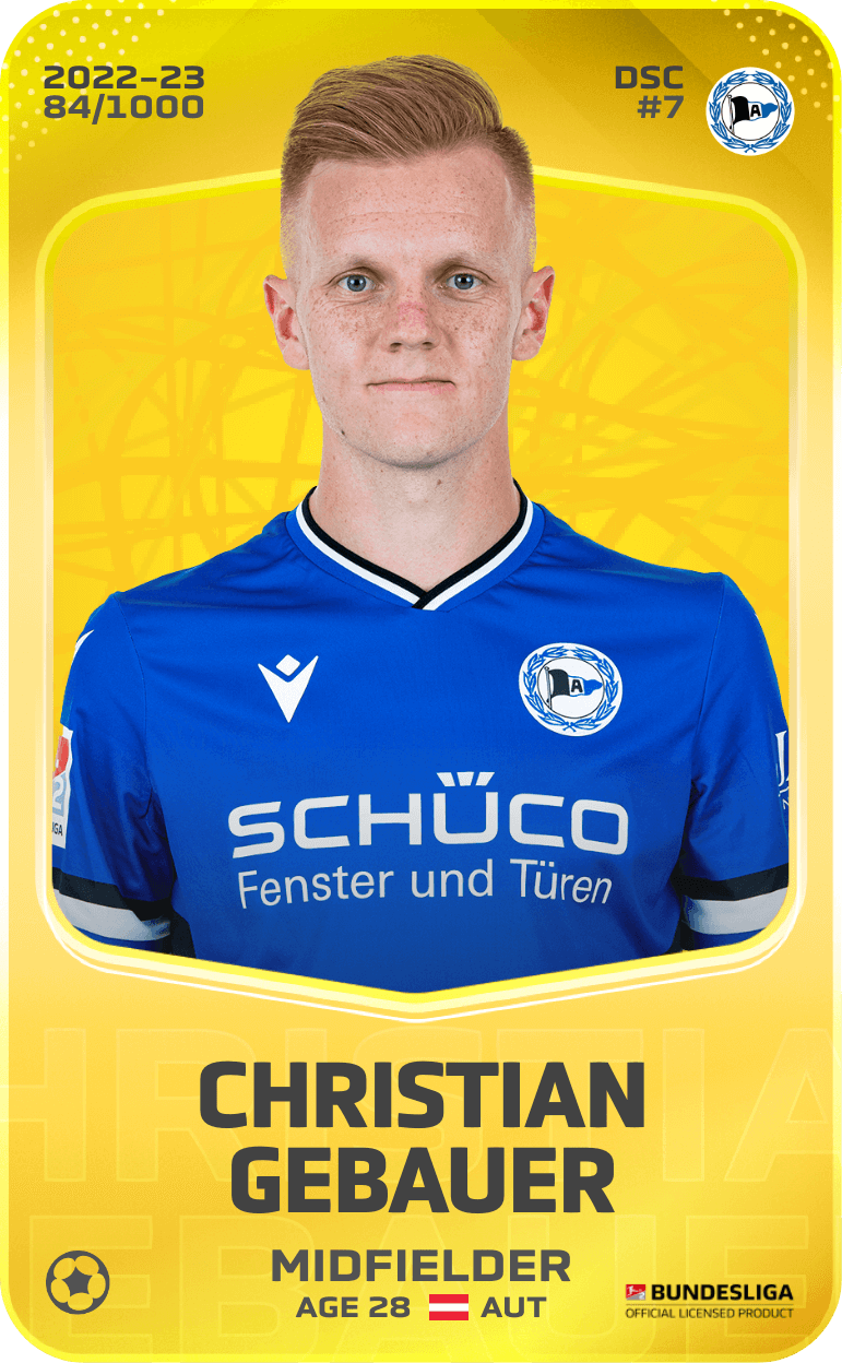 Christian Gebauer 2022-23 • Limited 84/1000