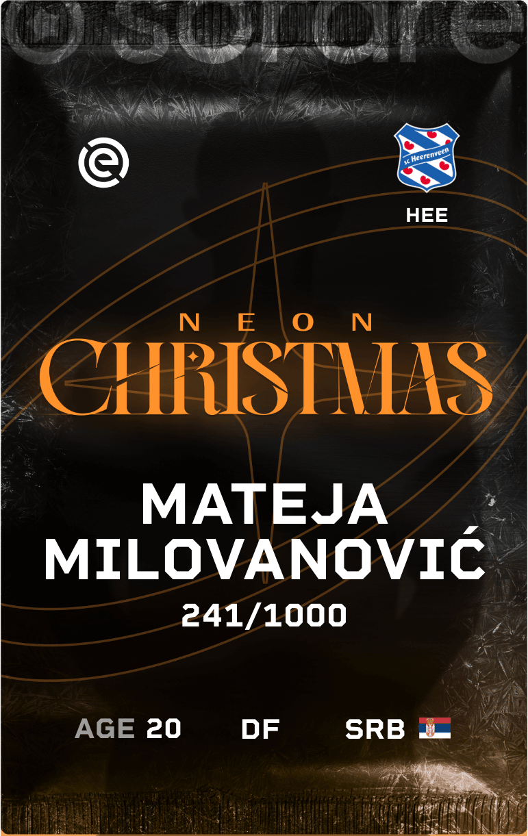 Mateja Milovanović 2024-25 • Limited 241/1000