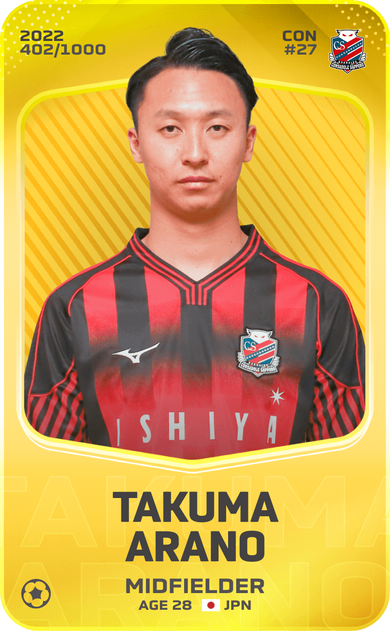 Takuma Arano 2022-23 • Limited 402/1000