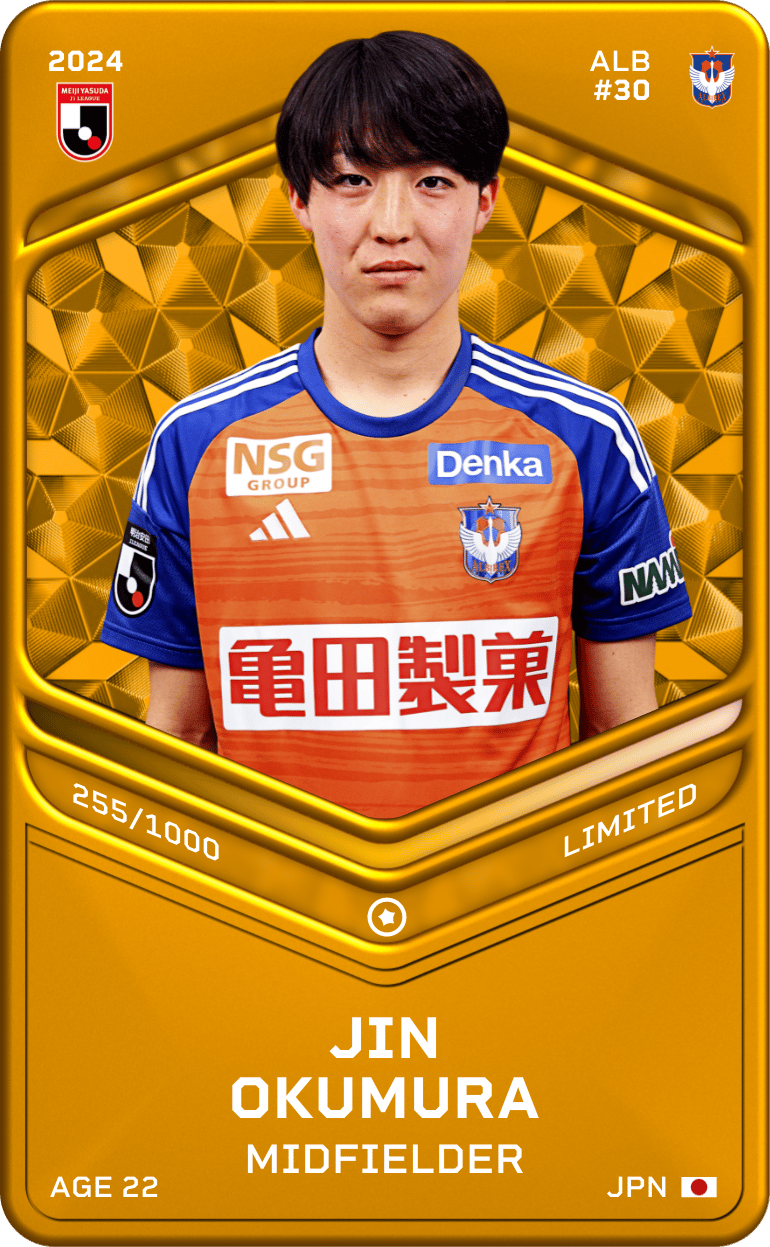 Jin Okumura 2024-25 • Limited 255/1000