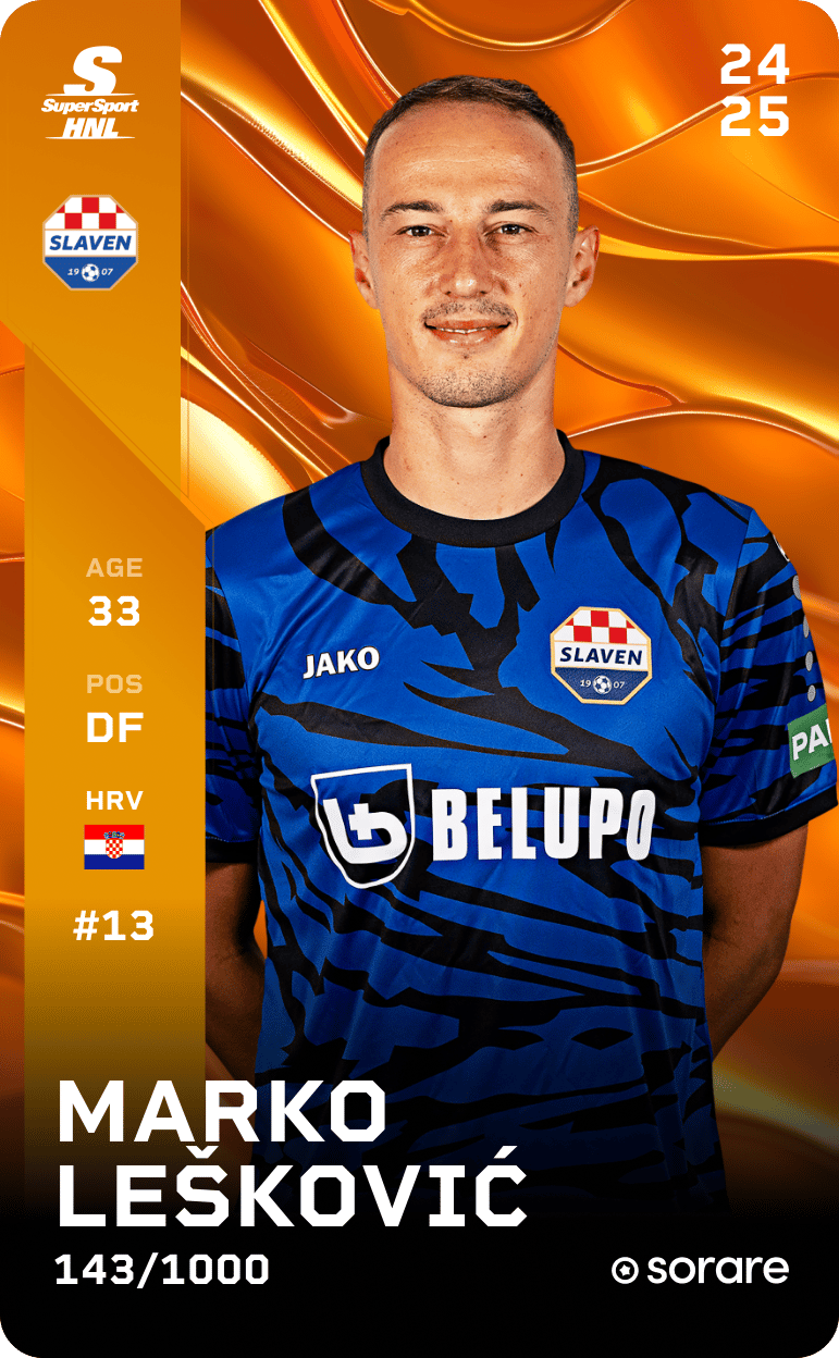 Marko Lešković 2024-25 • Limited 143/1000