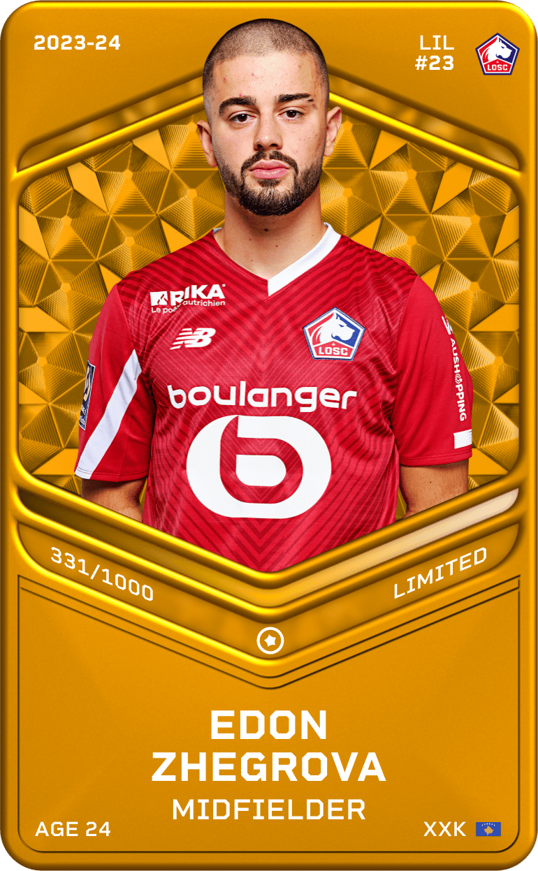 Edon Zhegrova 2023-24 • Limited 331/1000