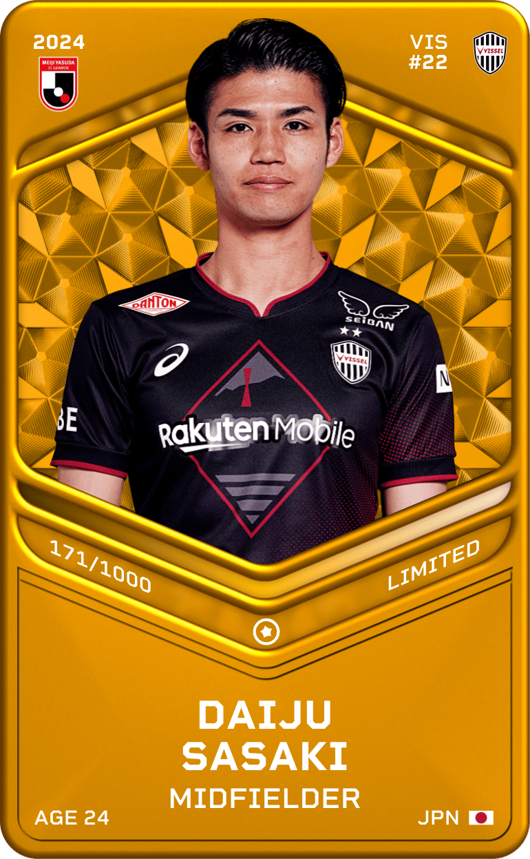 Daiju Sasaki 2024-25 • Limited 171/1000