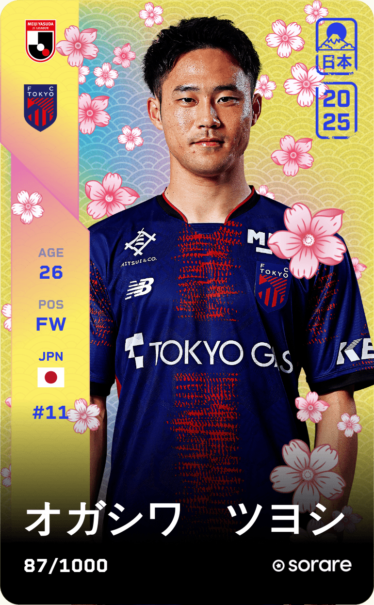 Tsuyoshi Ogashiwa 2025-26 • Limited 87/1000