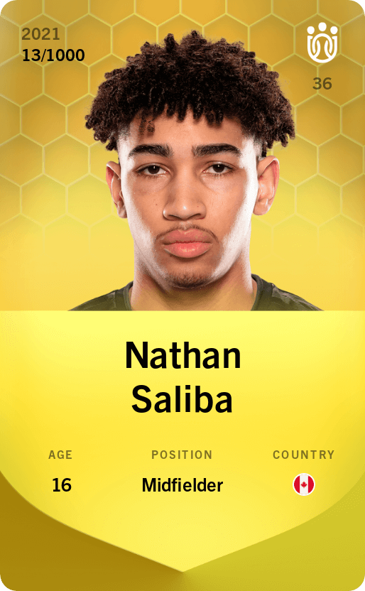 Nathan Saliba 2021-22 • Limited 13/1000