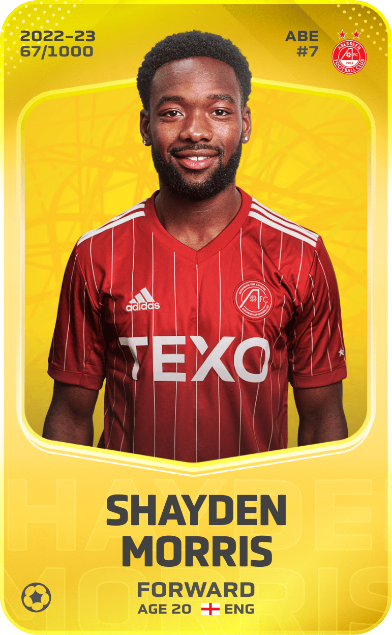 Shayden Morris 2022-23 • Limited 67/1000