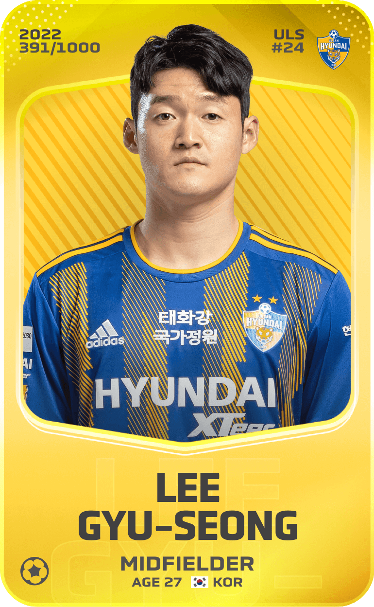 Lee Gyu-Seong 2022-23 • Limited 391/1000