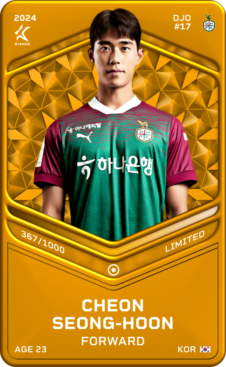 Cheon Seong-Hoon 2024-25 • Limited 367/1000