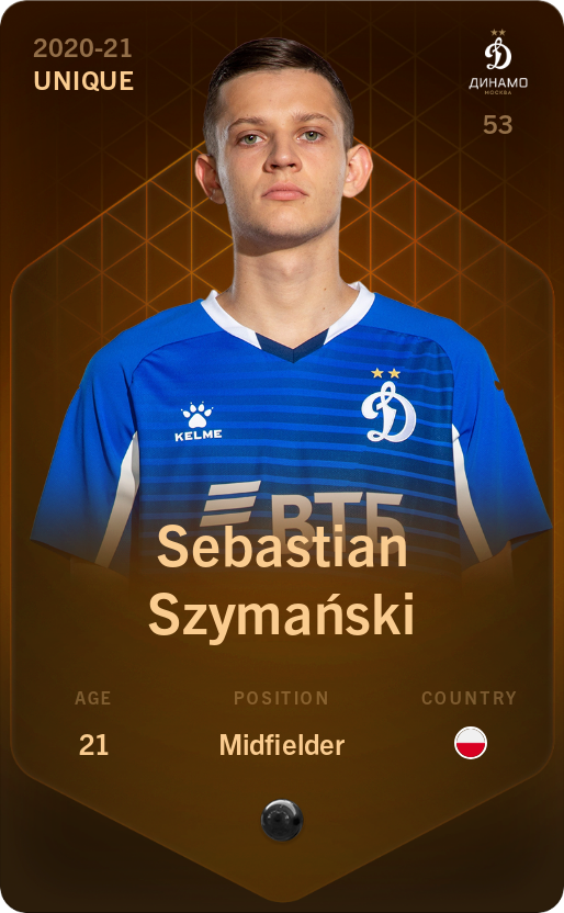 Sorare - Sorare Official - Sebastian Szymański 2020-21 • Unique - NFT # 51619864359263886280914561992624270371158636941406855630327196156812121716456