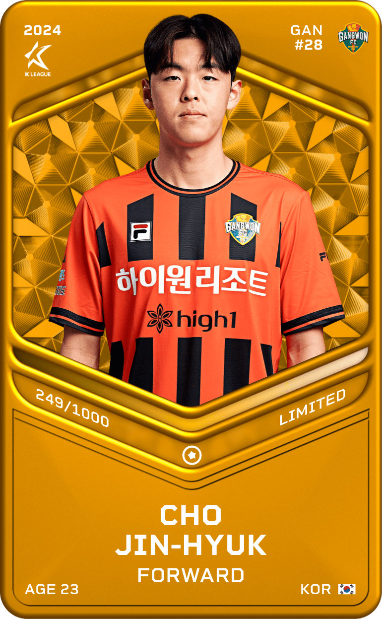 Cho Jin-Hyuk 2024-25 • Limited 249/1000