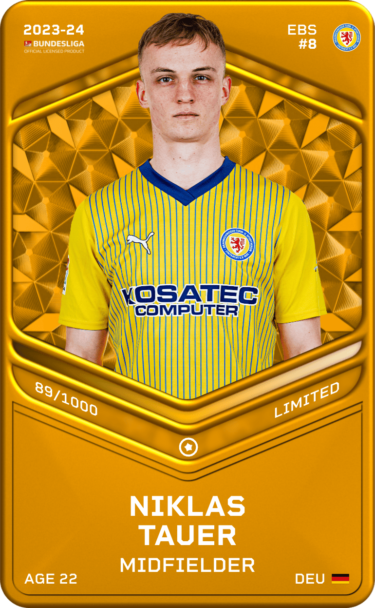 Niklas Tauer 2023-24 • Limited 89/1000