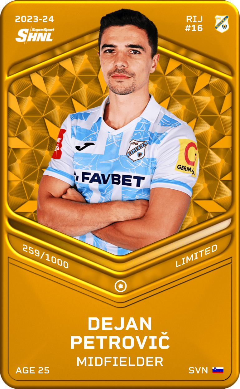 Dejan Petrovič 2023-24 • Limited 259/1000