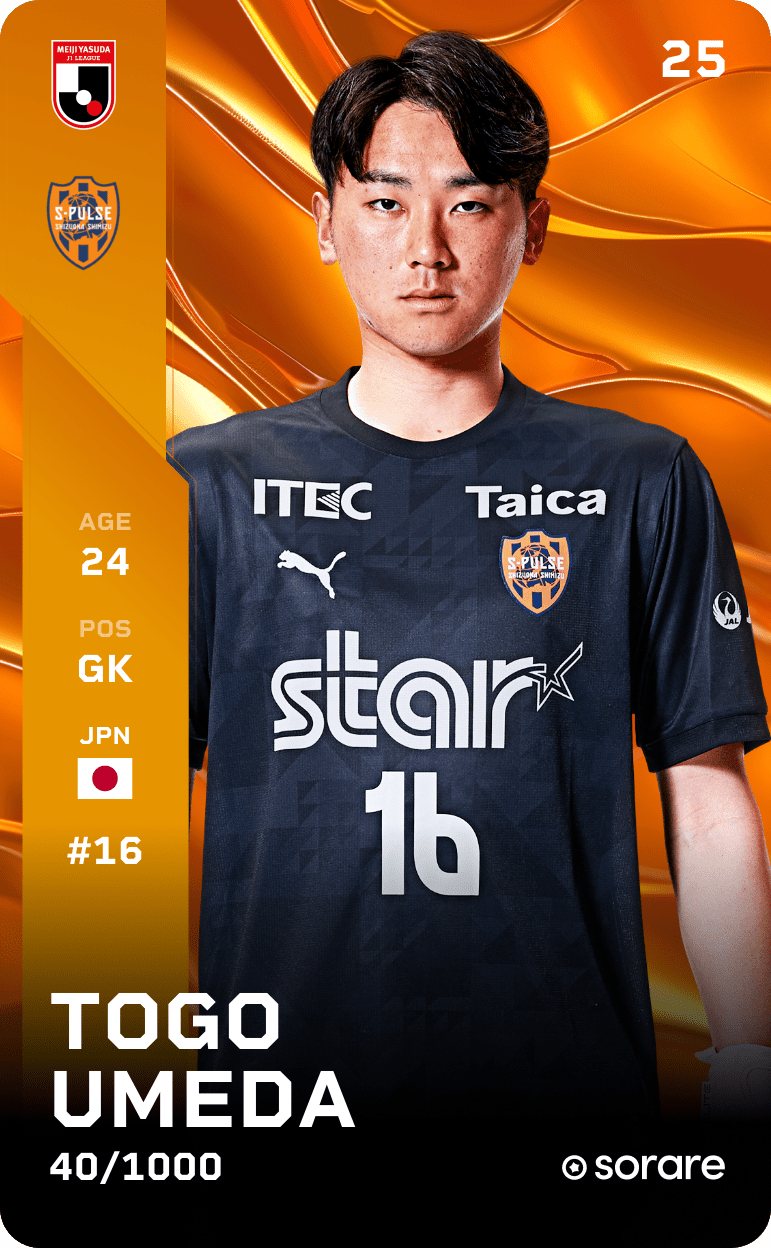 Togo Umeda 2025-26 • Limited 40/1000