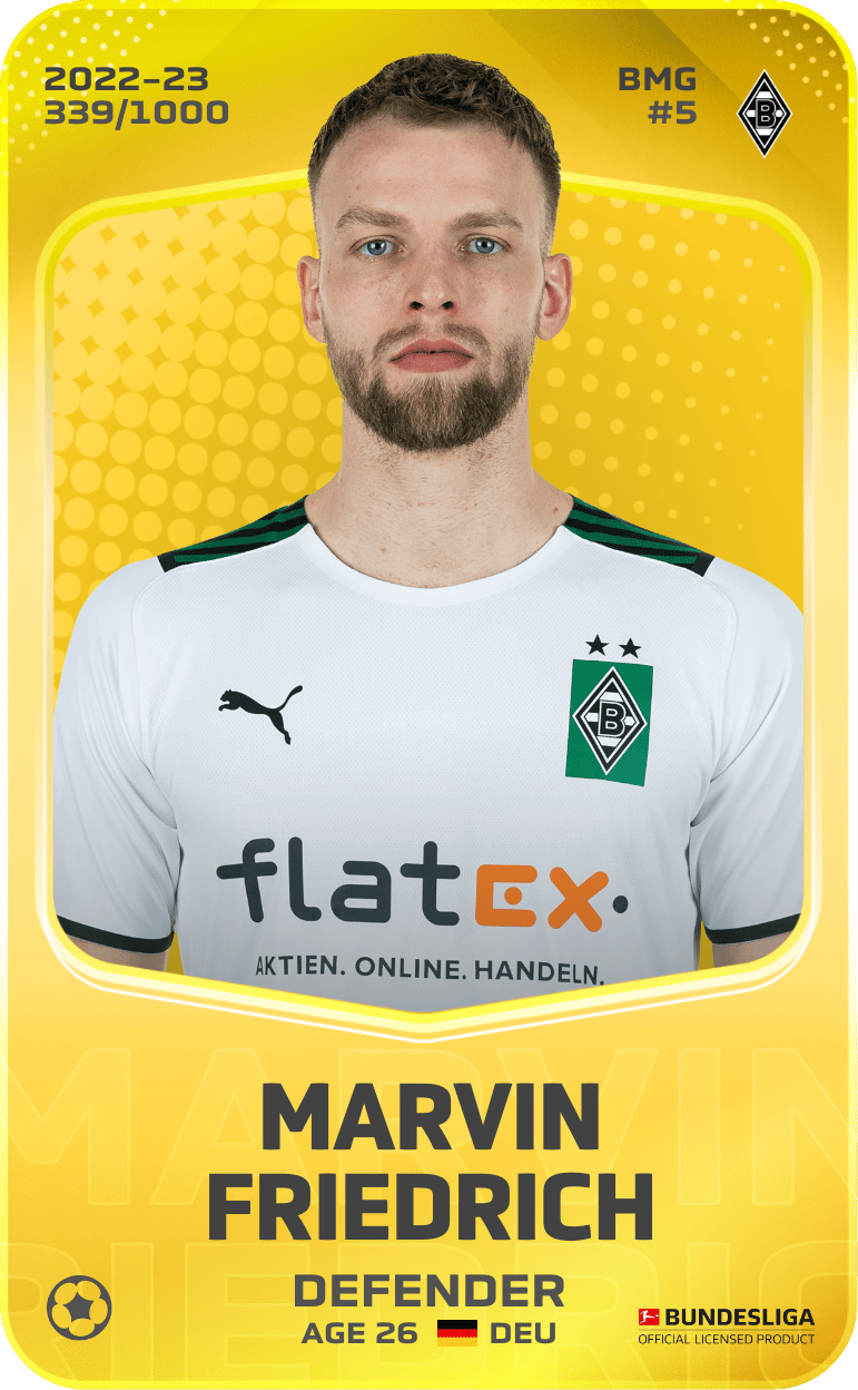 Marvin Friedrich 2022-23 • Limited 339/1000