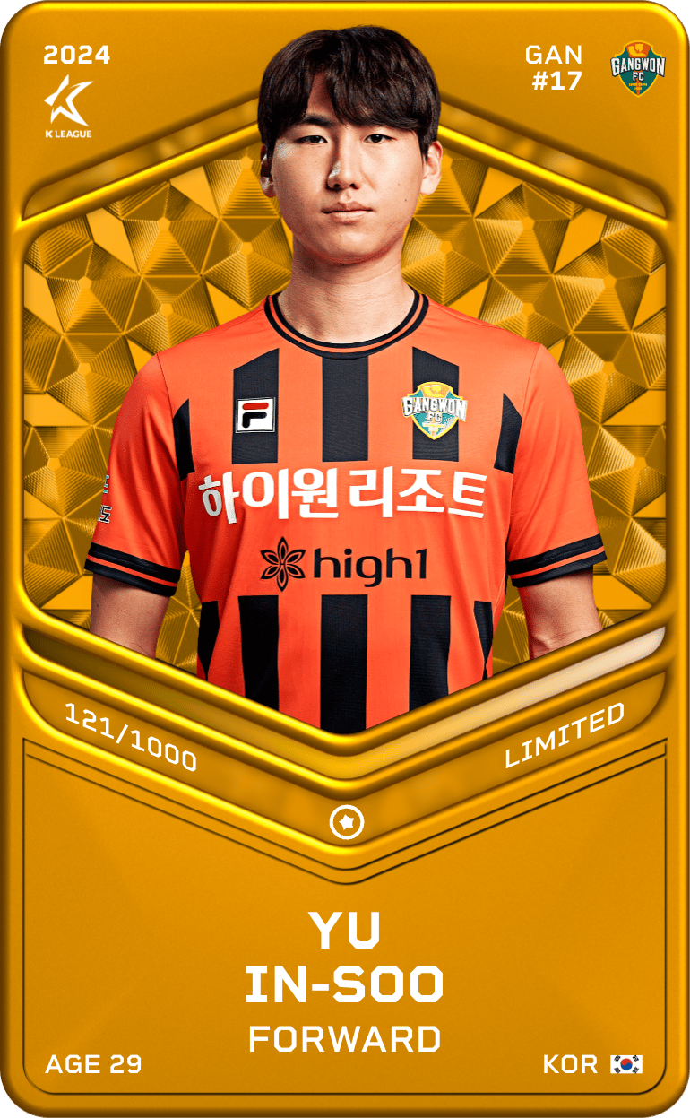 Yu In-Soo 2024-25 • Limited 121/1000