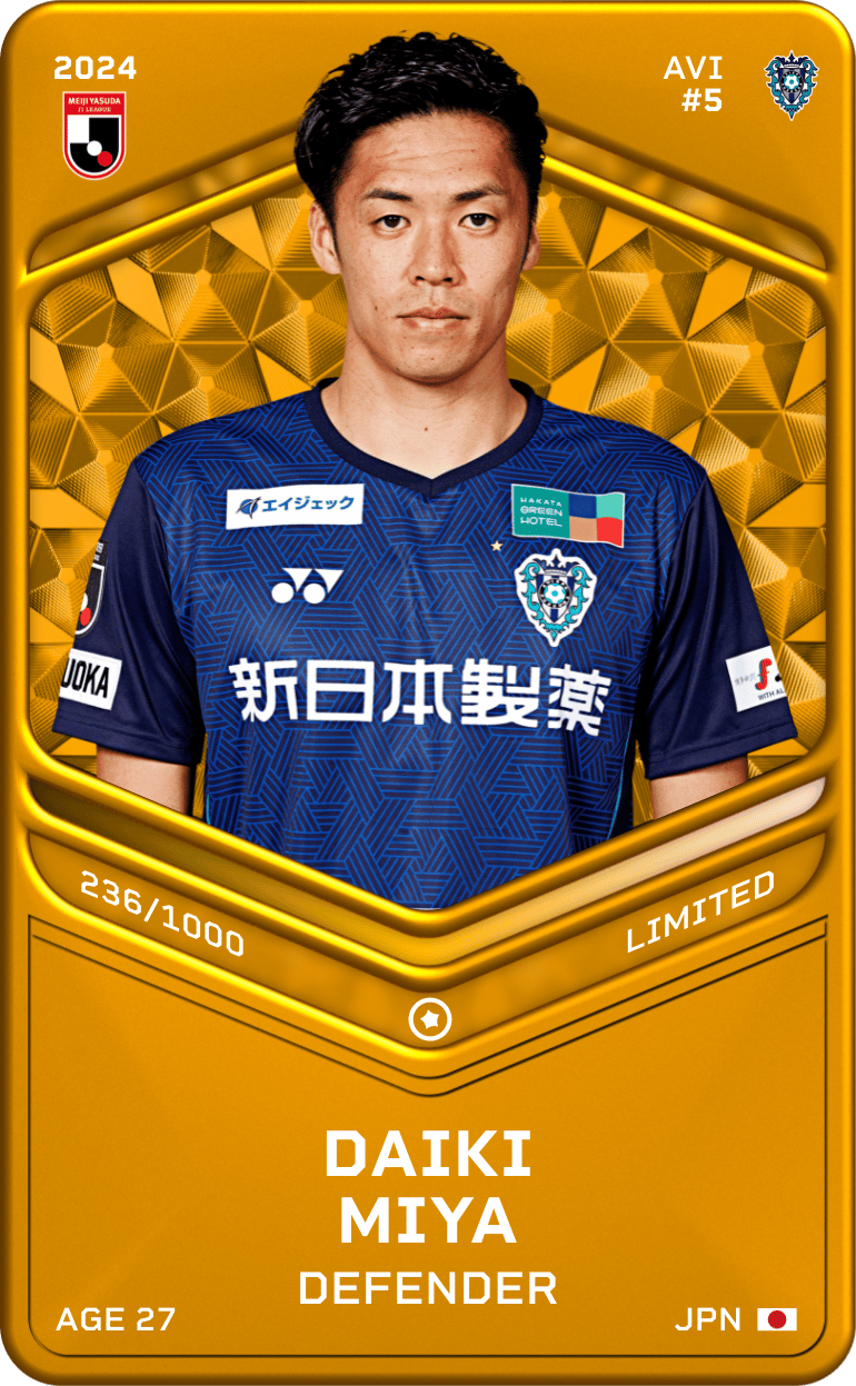 Daiki Miya 2024-25 • Limited 236/1000
