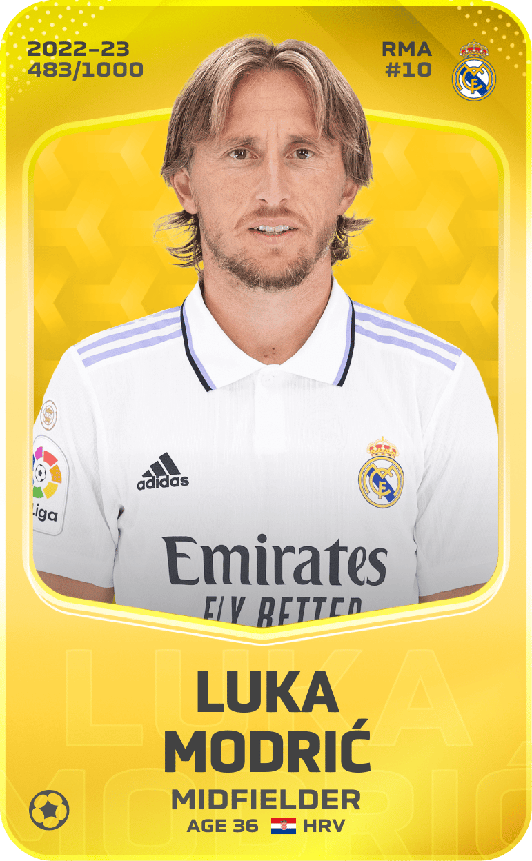 Luka Modrić 2022-23 • Limited 483/1000