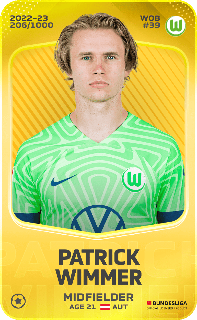 Patrick Wimmer 2022-23 • Limited 206/1000