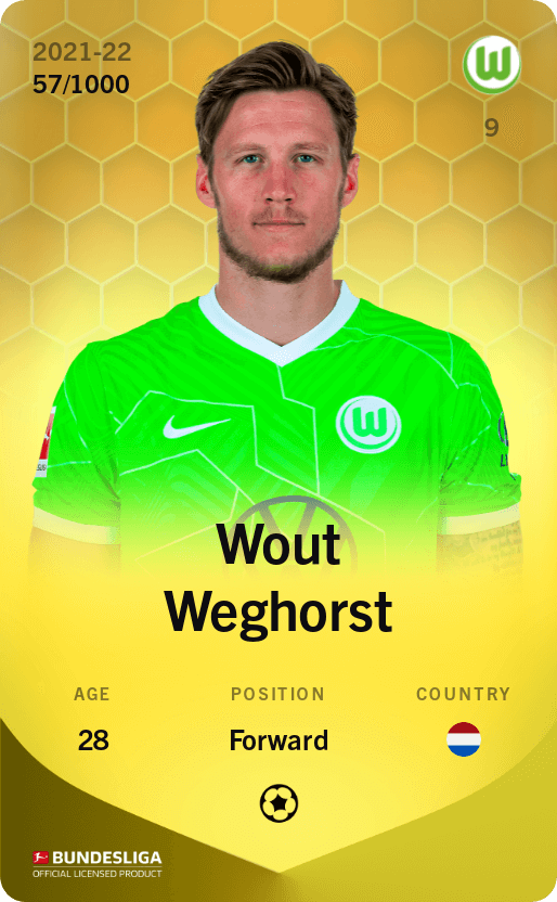 Wout Weghorst 2021-22 • Limited 57/1000