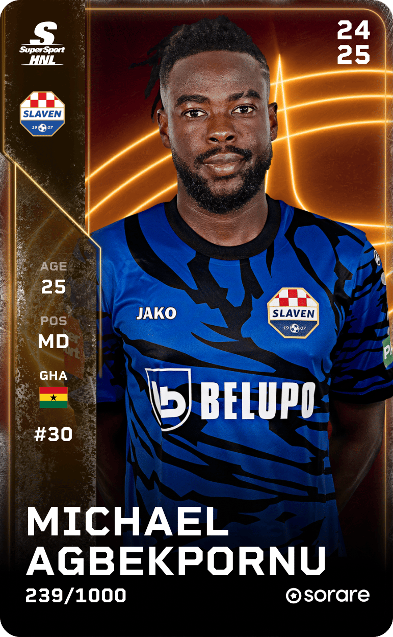 Michael Agbekpornu 2024-25 • Limited 239/1000