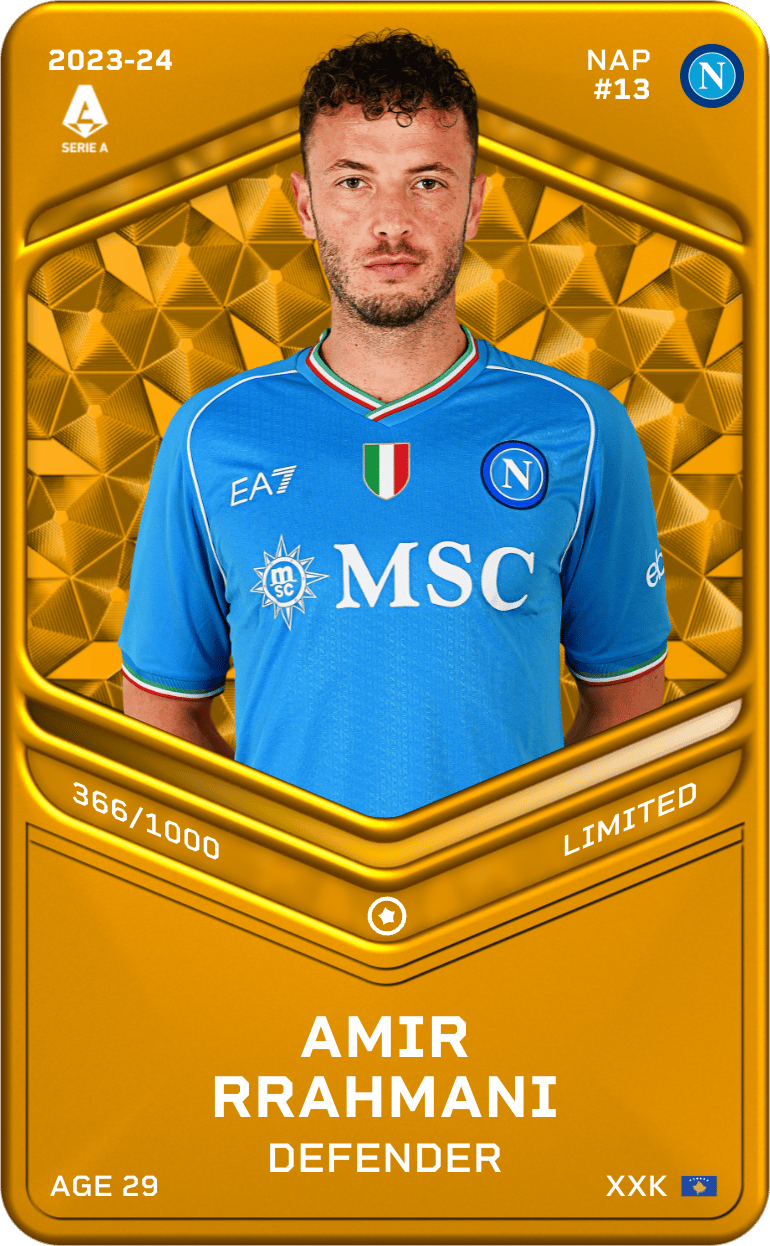 Amir Rrahmani 2023-24 • Limited 366/1000