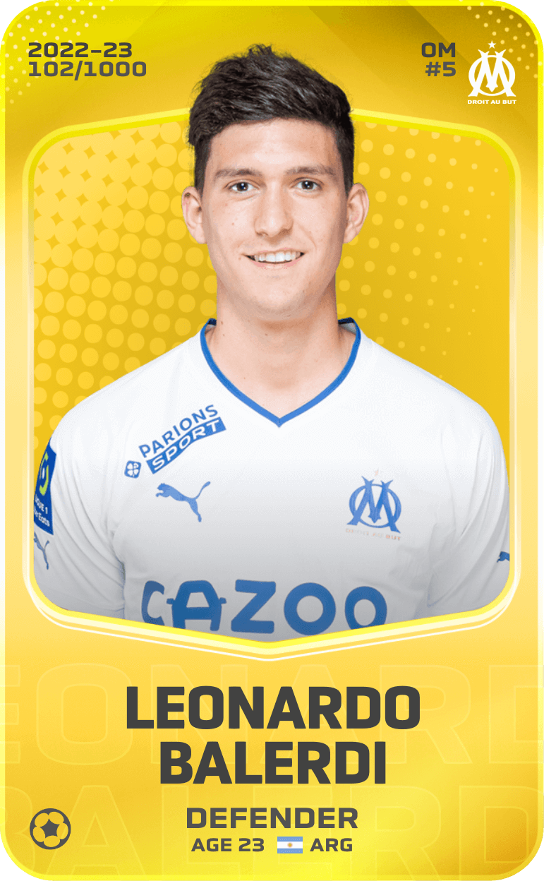 Leonardo Balerdi 2022-23 • Limited 102/1000
