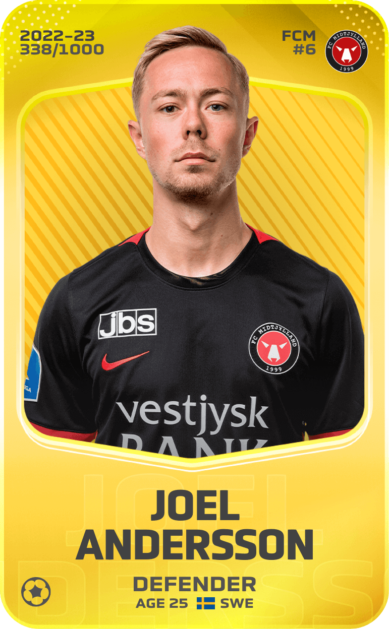 Joel Andersson 2022-23 • Limited 338/1000
