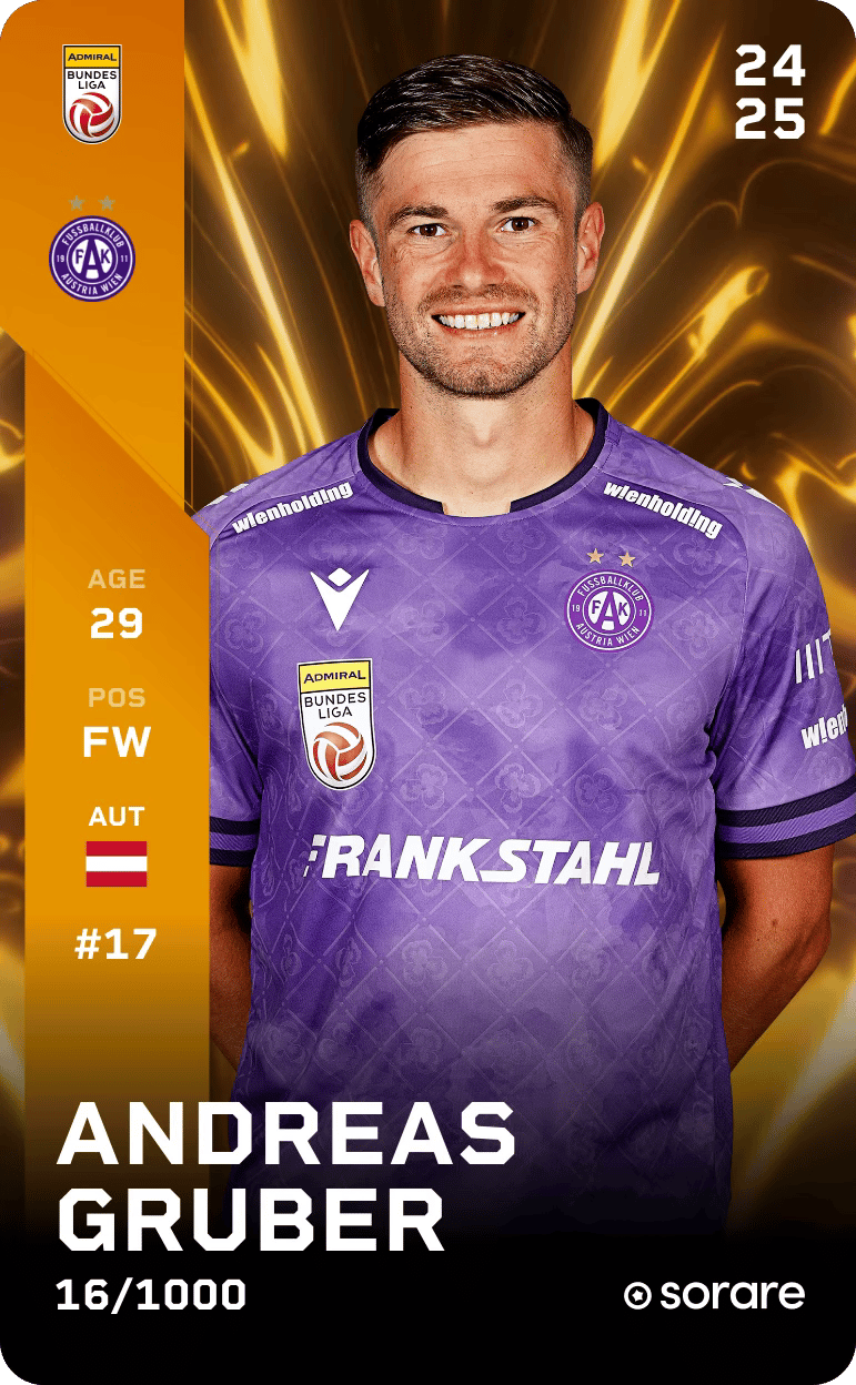 Andreas Gruber 2024-25 • Limited 16/1000