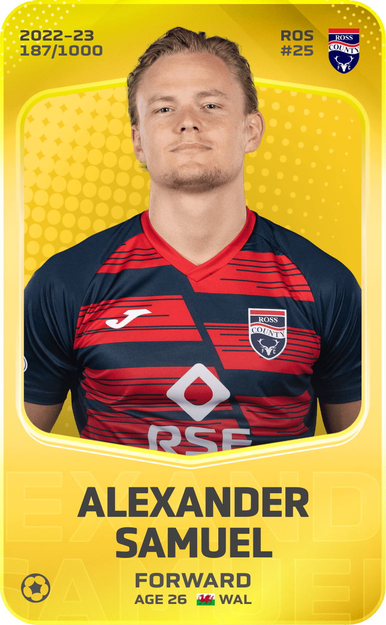 Alexander Samuel 2022-23 • Limited 187/1000