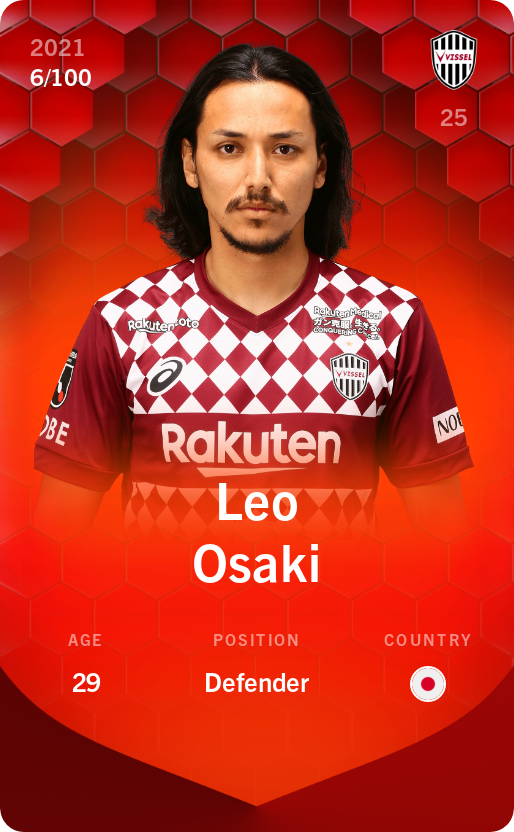 Sorare - Sorare Official - Leo Osaki 2021-22 • Rare 6/100 - NFT # 57230127294884524164077099773309981802999327385306850308446702991979830245968