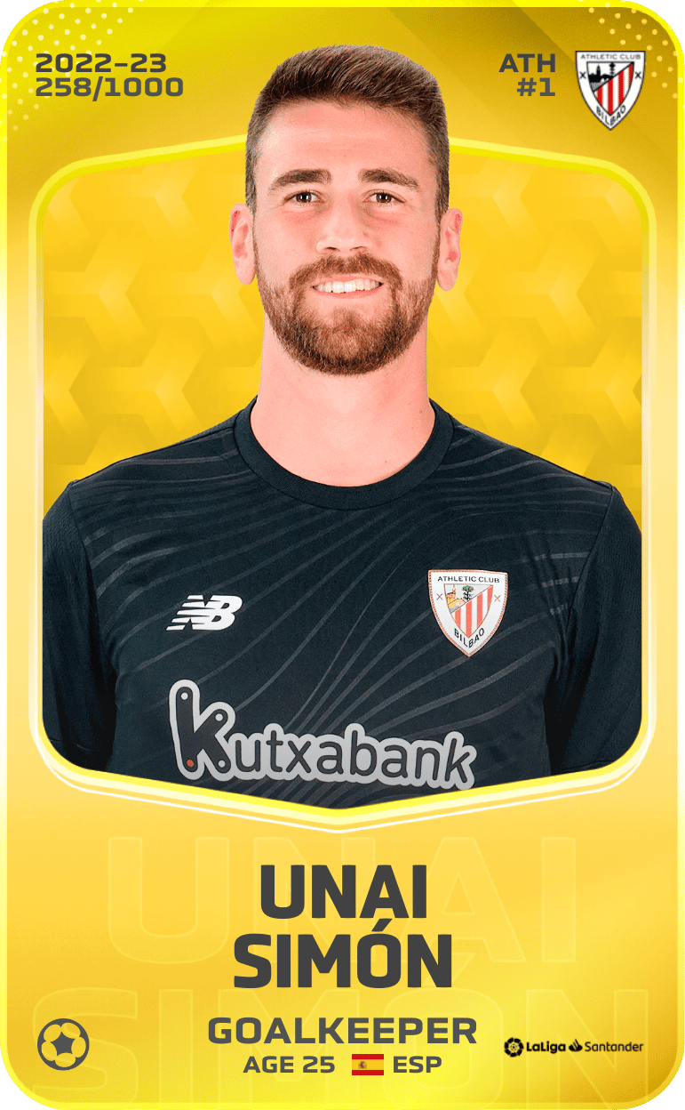 Unai Simón 2022-23 • Limited 258/1000