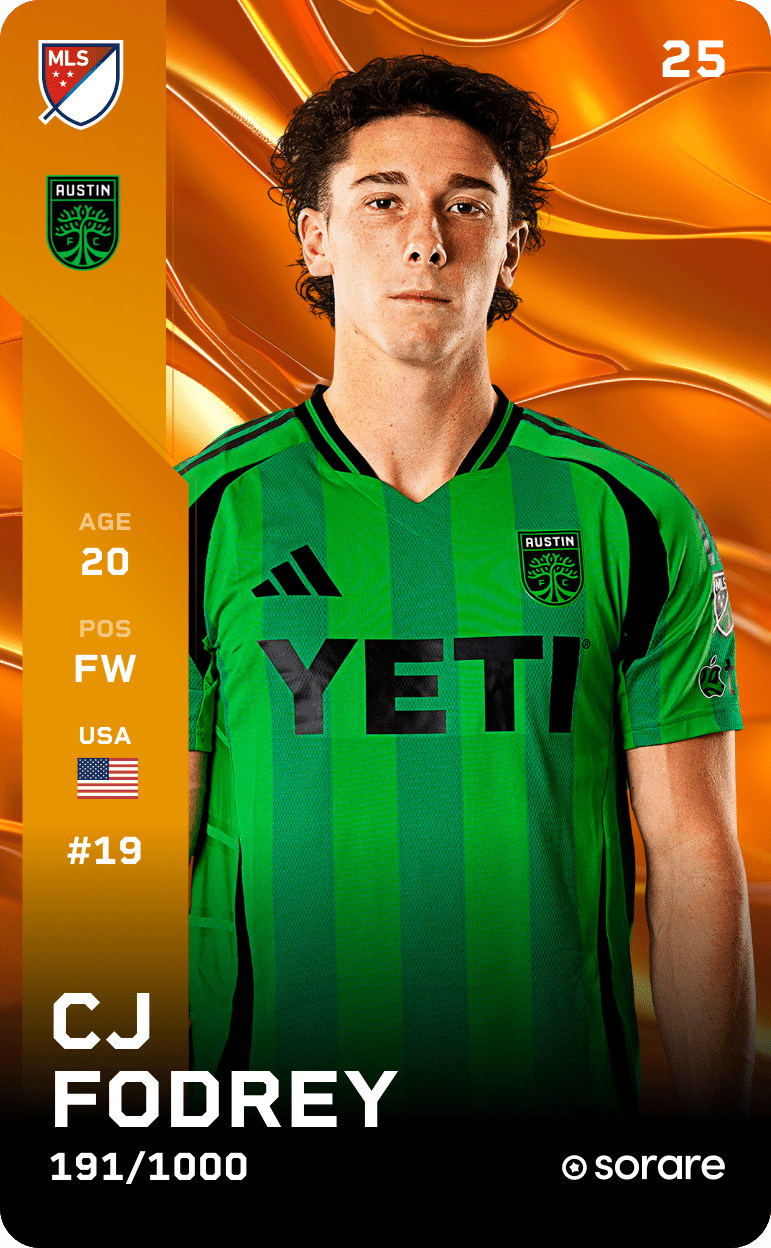 CJ Fodrey 2025-26 • Limited 191/1000