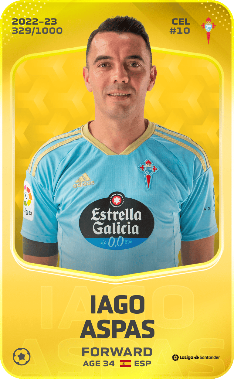 Iago Aspas 2022-23 • Limited 329/1000