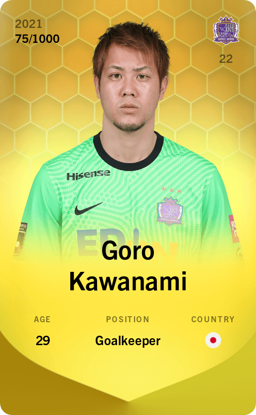 Goro Kawanami 2021-22 • Limited 75/1000