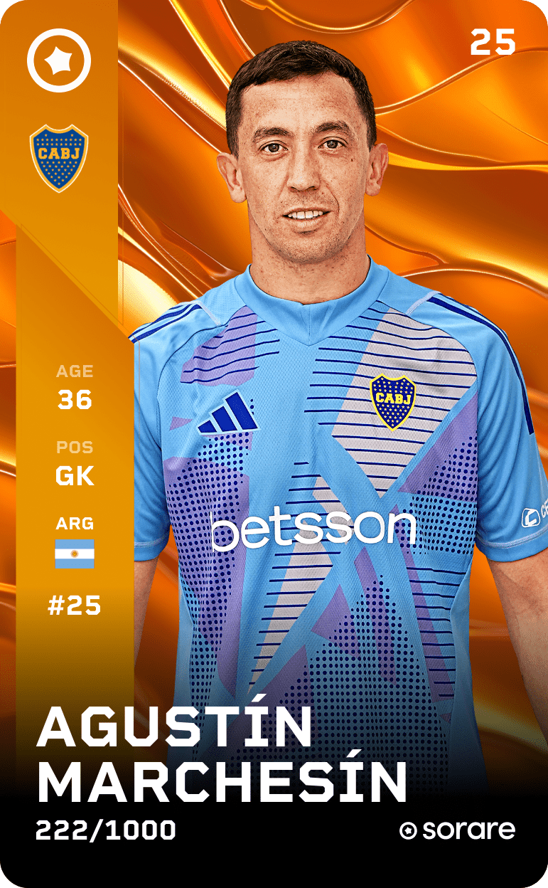 Agustín Marchesín 2025-26 • Limited 222/1000