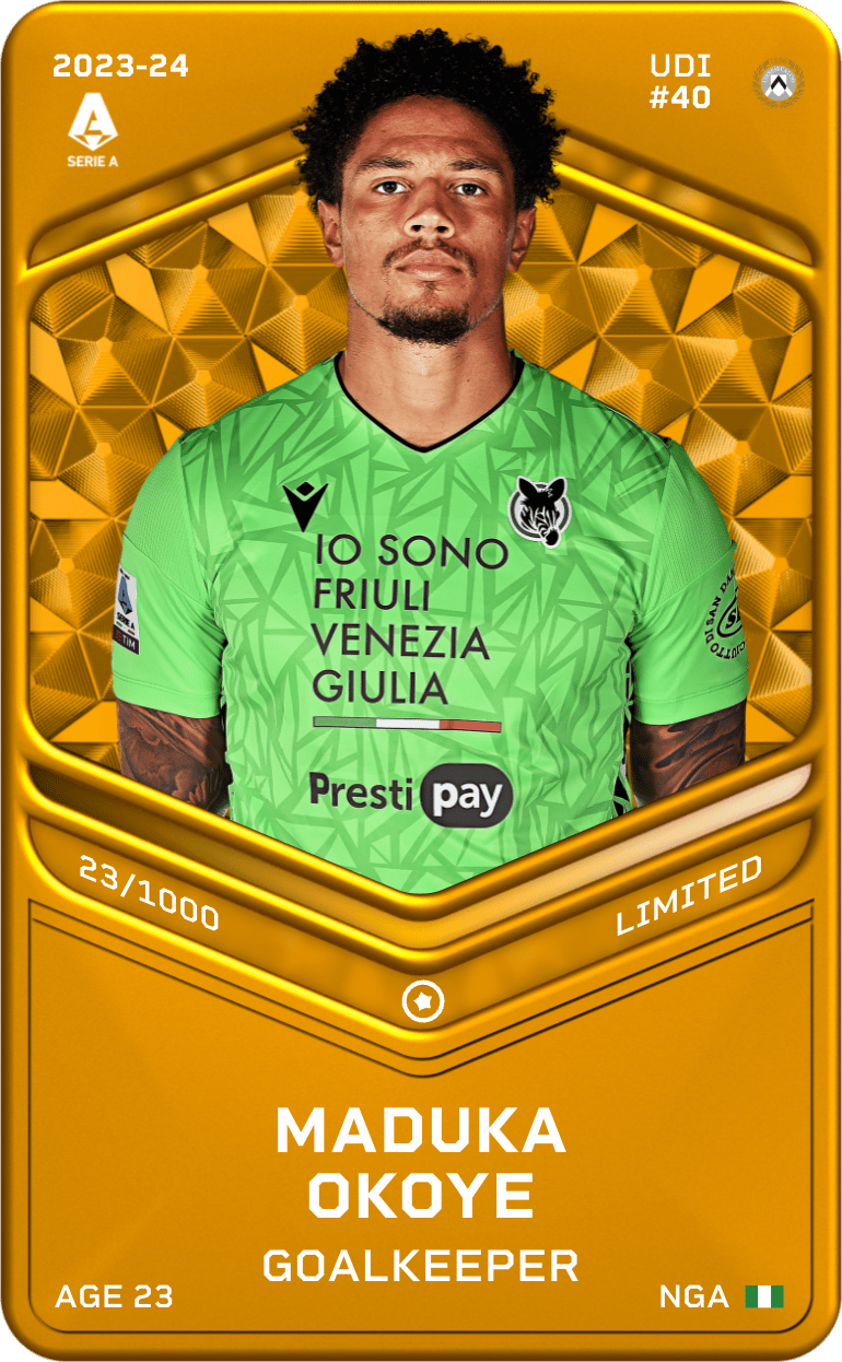 Maduka Okoye 2023-24 • Limited 23/1000