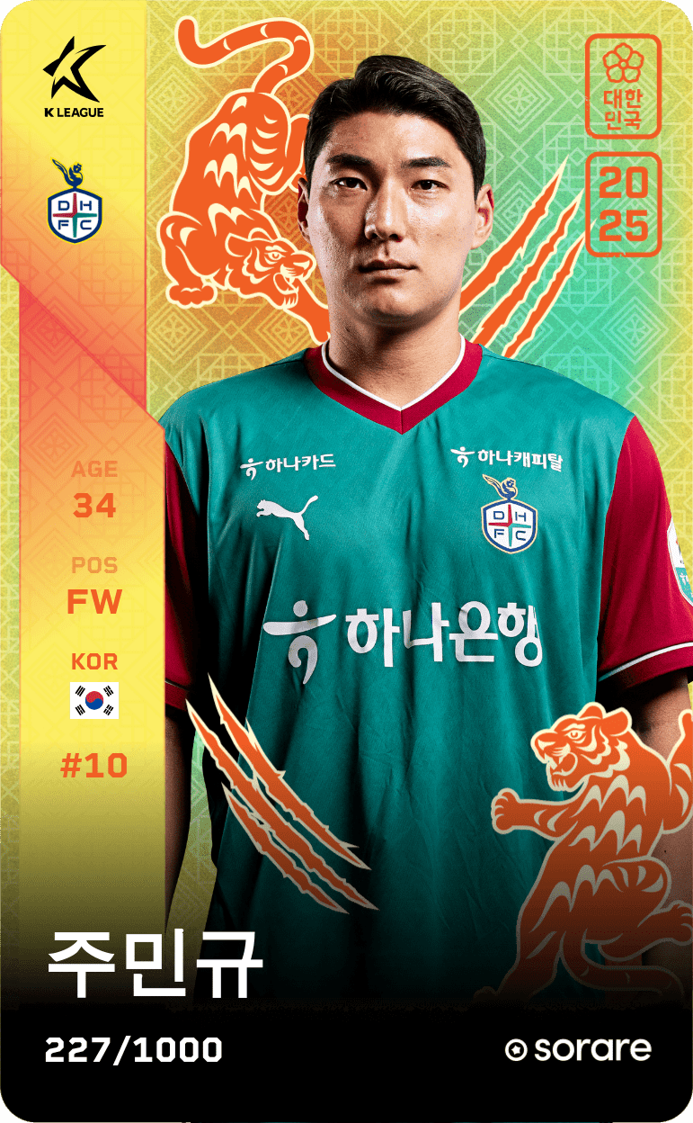Joo Min-Kyu 2025-26 • Limited 227/1000