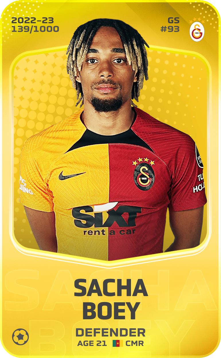 Sacha Boey 2022-23 • Limited 139/1000