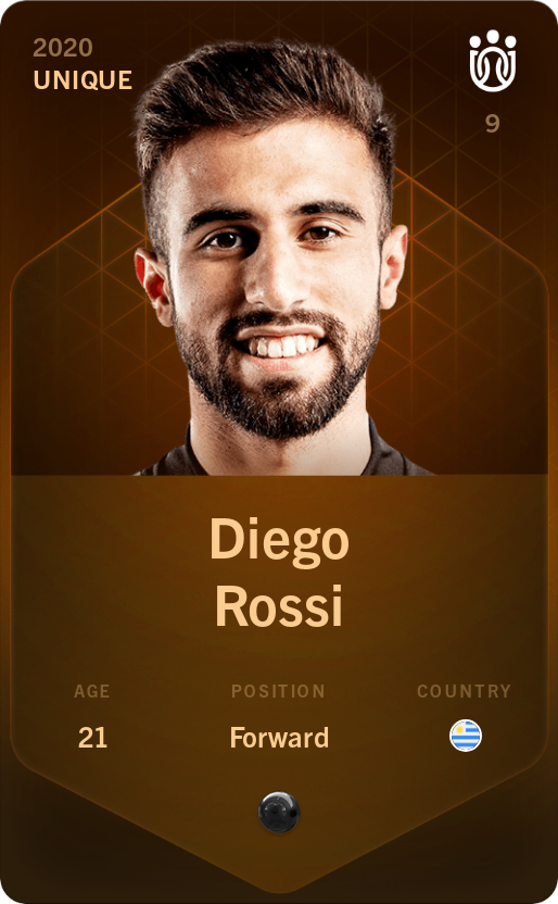 Sorare - Sorare Official - Diego Rossi 2020-21 • Unique - NFT # 67260812329719175275945894869838124939421007954601524962988738958270582963170