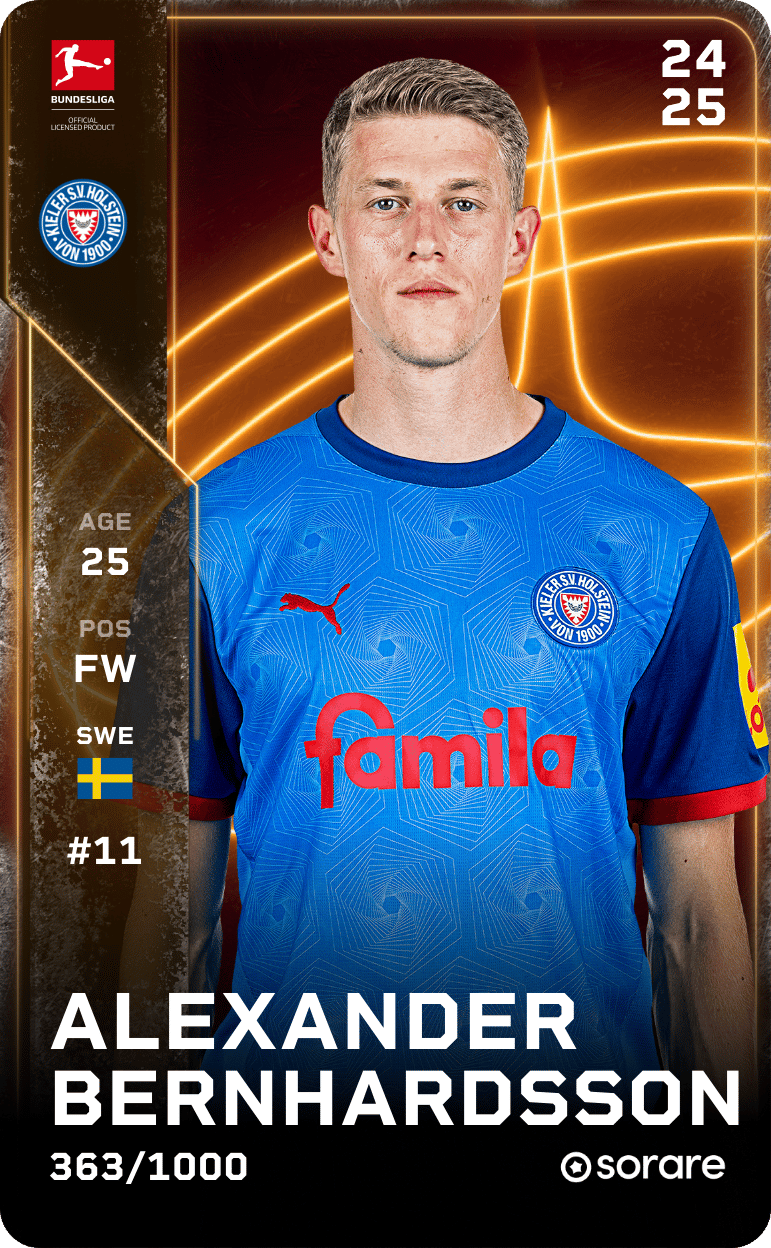 Alexander Bernhardsson 2024-25 • Limited 363/1000