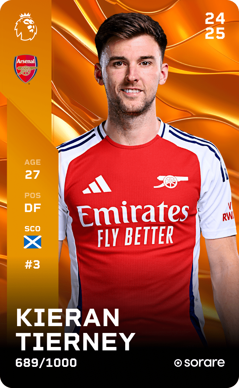 Kieran Tierney 2024-25 • Limited 689/1000