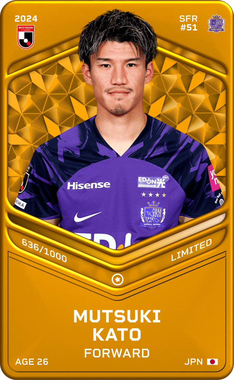 Mutsuki Kato 2024-25 • Limited 636/1000
