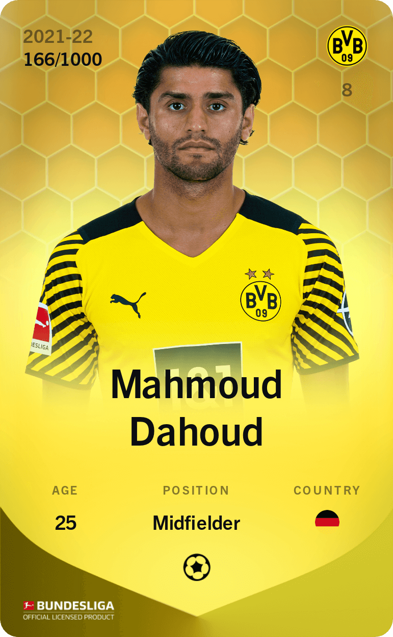 Mahmoud Dahoud 2021-22 • Limited 166/1000