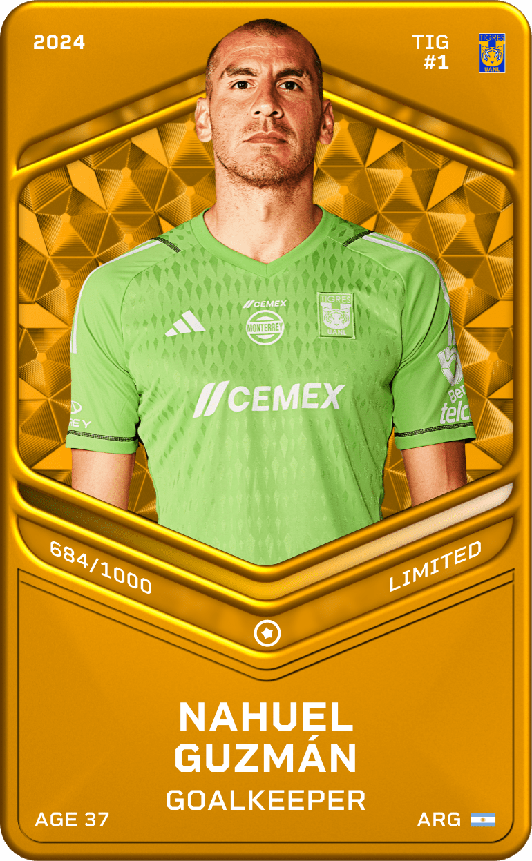 Nahuel Guzmán 2024-25 • Limited 684/1000
