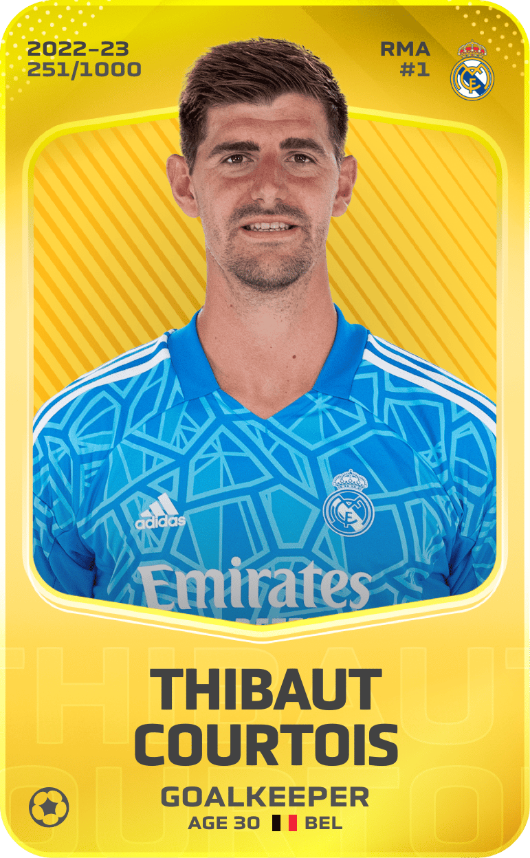 Thibaut Courtois 2022-23 • Limited 251/1000