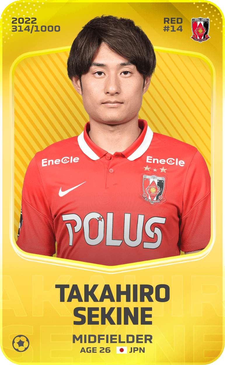 Takahiro Sekine 2022-23 • Limited 314/1000