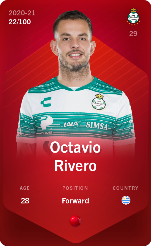 Sorare - Sorare Official - Octavio Rivero 2020-21 • Rare 22/100 - NFT # 14460246003997670958532384154702798628669472566790947286268185677672327309163